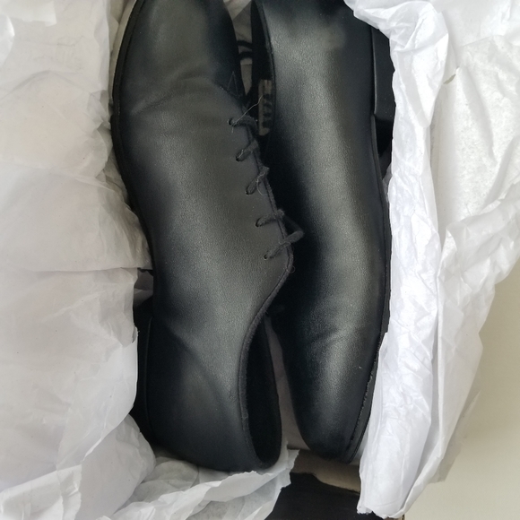 LEO Jazz Tap Dance Shoes Size 7.5M Black LS3312L - Picture 7 of 9